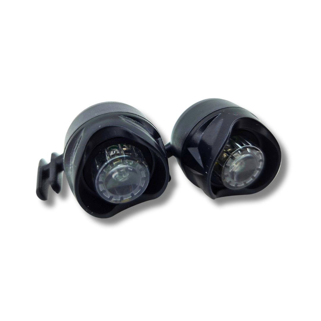 Black Croc Lights | Waterproof Headlamp for Crocs - Illuminate Your Steps in Style!