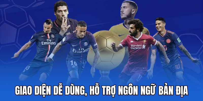 Giao diện dễ dùng, hỗ trợ ngôn ngữ bản địa