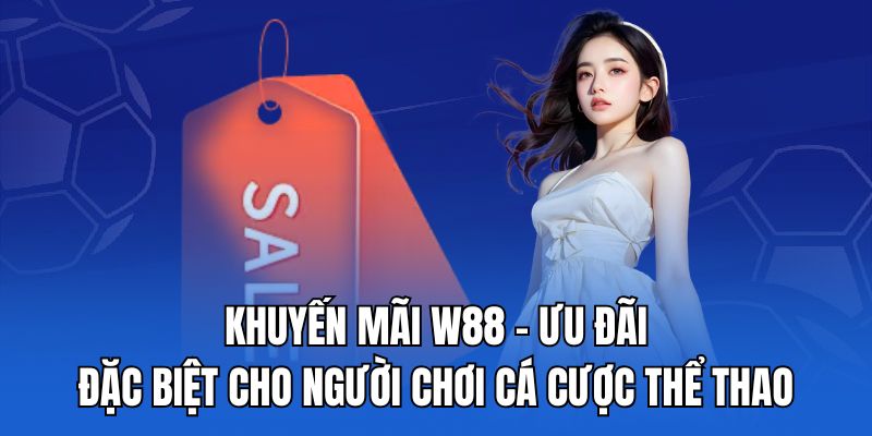 Khuyến mãi W88 - ưu đãi đặc biệt cho người chơi cá cược thể thao